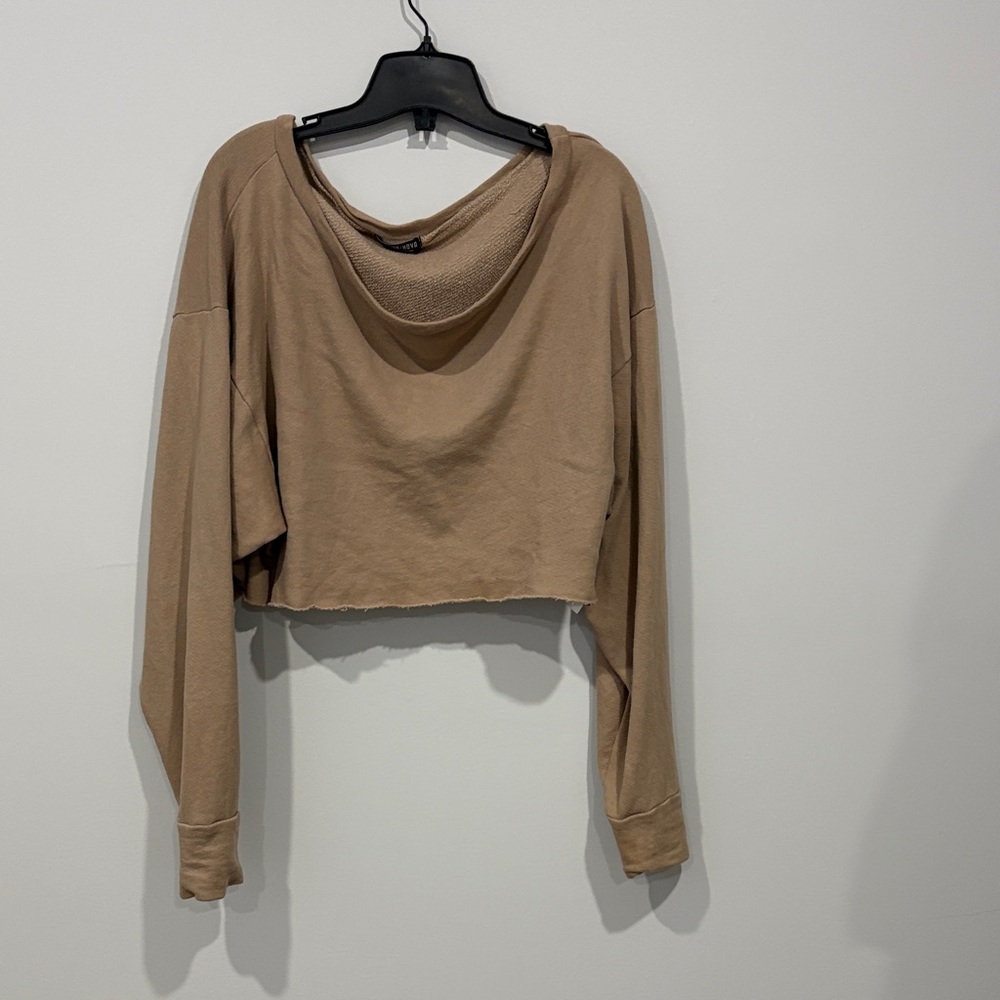 Tan Women's Cropped Top